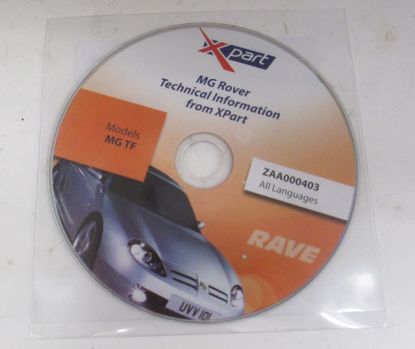 MG Rover Technical info CD MG TF Xpart