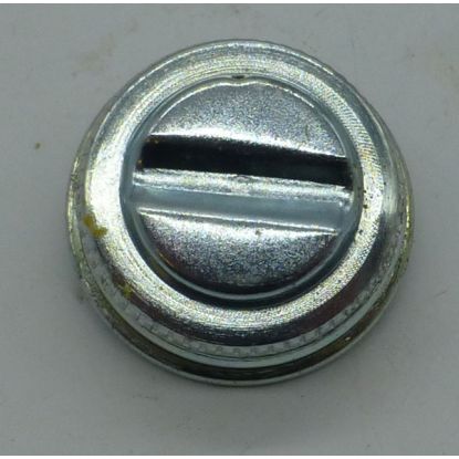 Master cylinder cap metal- MGA MGB Midget