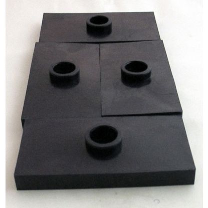 Spring pad Poly set of 4 MGB/A