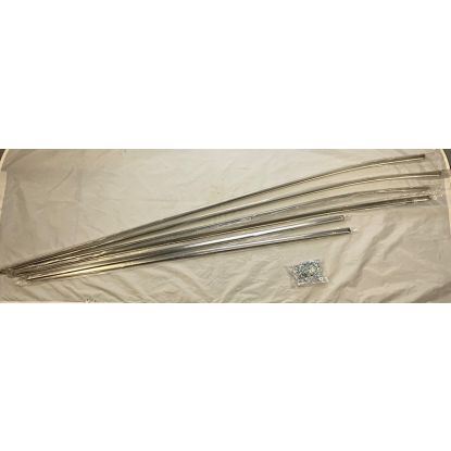 Moulding set 6 piece with fitting kit MGB MGC