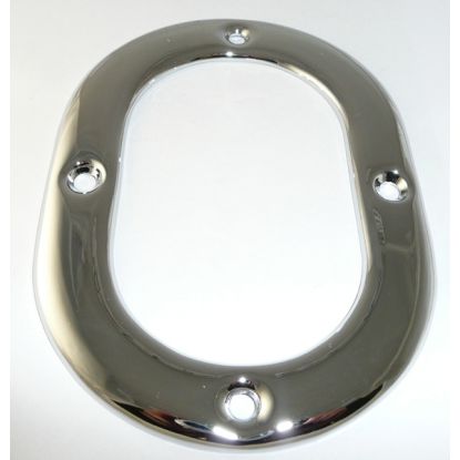 MGB Chrome gearlever surround  62-67(3 syc)