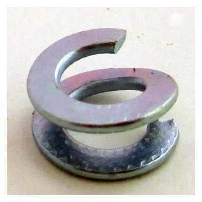 Washer Double Coil 3/16 inch