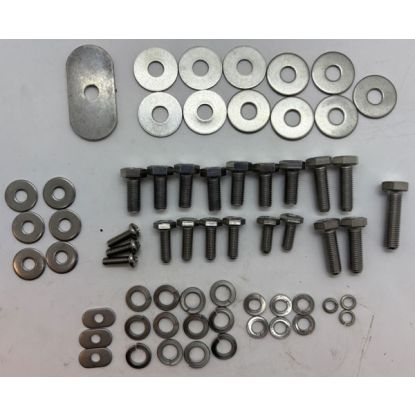 FITTING KIT FRONT WING MGB - Stainless Steel