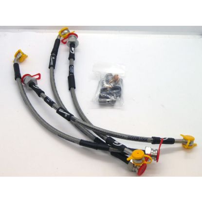 MG TF S/STEEL BRAKE HOSE KIT