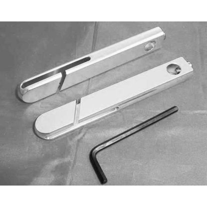 Seat belt smart silver anodised - KIT