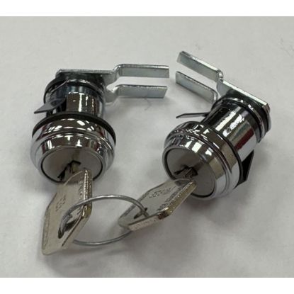 DOOR LOCK PAIR FOR MGB MGC (MK11 push button handle)