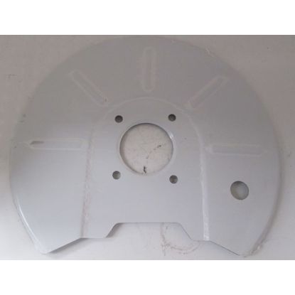 DISC BACK PLATE LH S/STEEL MGB