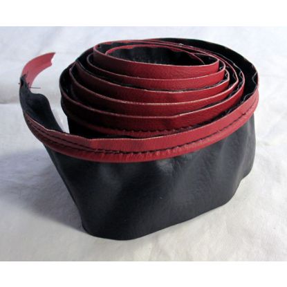 RED/BLACK PIPE COCKPIT RAIL COVER MGB 70 ON