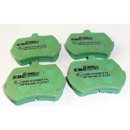Midget front pad set  (EBC green)