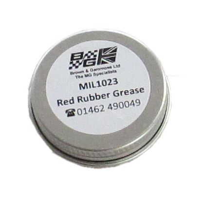Red Rubber Grease in 15 gram Tin