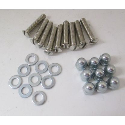 Screw kit Polished for steering wheel