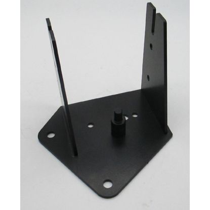 ABS mount bracket Stainless steel finished in Black