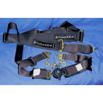 WILLANS BLACK LH 4 X 4 CLUB SEAT BELT