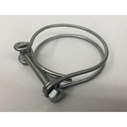Wire hose clamp 1 3/4 -2 inch 
