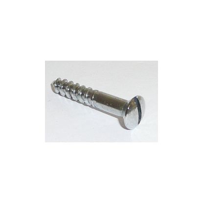 Chrome wood screw 1 1/4 Slot drive