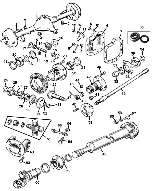 Image for Rear Axle & Propshaft