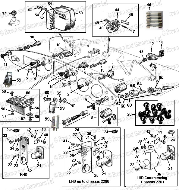 Image for Switches. Fuse Box & Regulator