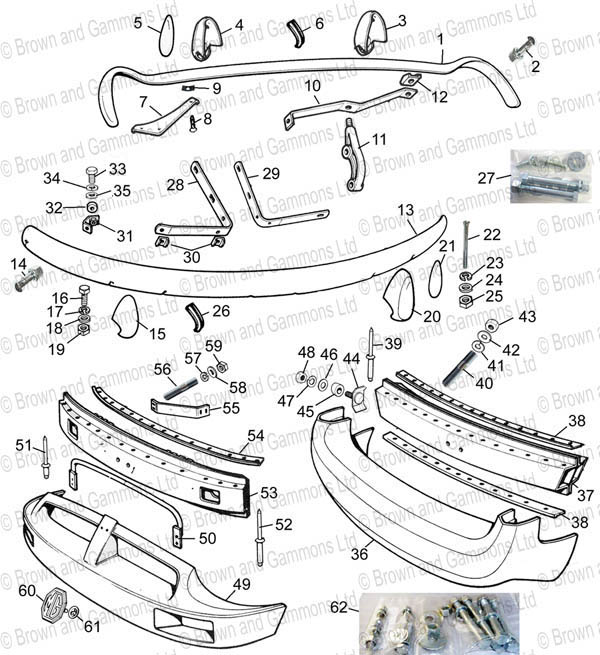 Image for Bumpers Front & Rear