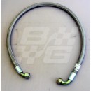 OIL COOLER PIPE BRAIDED S/STEEL MGB Image for OIL COOLER PIPE BRAIDED S/STEEL MGB