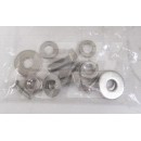MGA Rear wing front splash panel kit Stainless steel Image for MGA Rear wing front splash panel kit Stainless steel