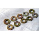 WASHER 1/4 inch x 9/16 inch x 17g (PACK10) Image for WASHER 1/4 inch x 9/16 inch x 17g (PACK10)