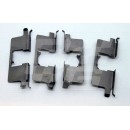 Image for Rear Brake pad top and lower shim (set of 4)