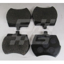 Disc pads (Set of 4) Midget M1166 Image for Disc pads (Set of 4) Midget M1166