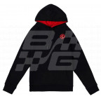 Image for MG Branded Hoodie Black/Red - LARGE