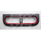 Image for MG3 Centre vent curround Metallic Grey & Red
