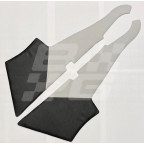 Image for C Post trim panel Grey-black (pair)
