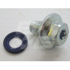 Image for Oil pan drain plug inc washer MG GS