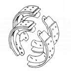 Image for BRAKE SHOE SET M20 MGB COMP