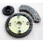 Image for XPAG/XPEG Camshaft adjustable sprocket and chain set