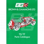 Image for TD/TF CATALOGUE B & G **UK delivery**