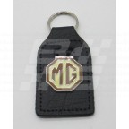 Image for Key Fob Black with MG in Brown/Cream