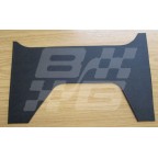 Image for Black heater trim panel  MGB 70-80