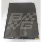 Image for MG Branded Black leather notebook