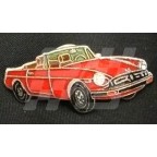 Image for PIN BADGE MGB R/B RED