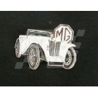 Image for PIN BADGE MG TC WHITE