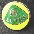 Image for PIN LOTUS LOGO GREEN/YELLOW