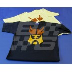 Image for CHILDS PRINTED T SHIRT SMALL NAVY
