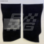Image for MGB LHD Front carpets black (Pair) 67> 4 Syc