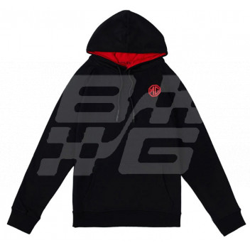 Image for MG Branded Hoodie Black/Red - LARGE