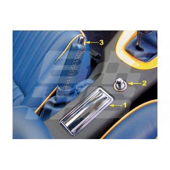Image for MGF ALLOY HAND BRAKE BUTTON
