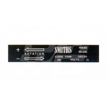 Image for SMITHS HEATER MOTOR ROTATION