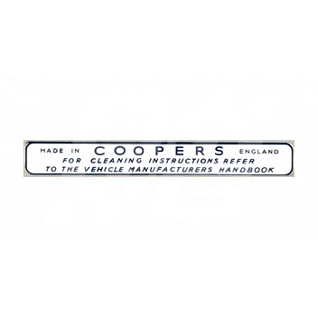 Image for COOPERS FRONT A/CLNR LABEL