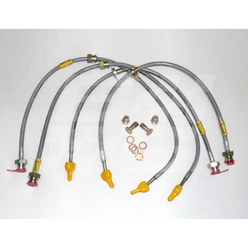 Image for ZR 160 Brake pipe kit 4 pipes