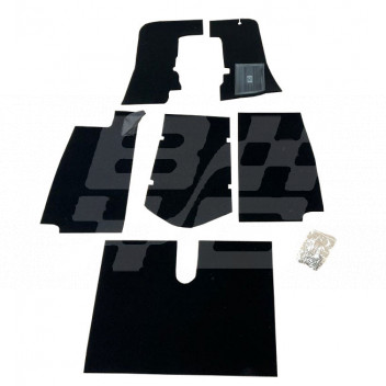 Image for CARPET SET BLACK  LEATHER GAITER TA & TB