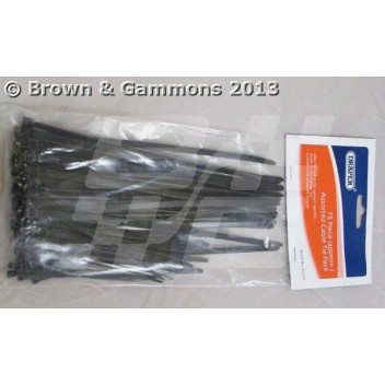 Image for Draper Assorted cable tie pack (75 pieces)