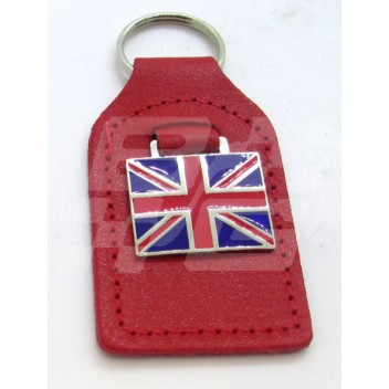 Image for RED KEY FOB WITH UNION JACK